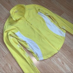 lululemon Size 10 Yellow Zip Up